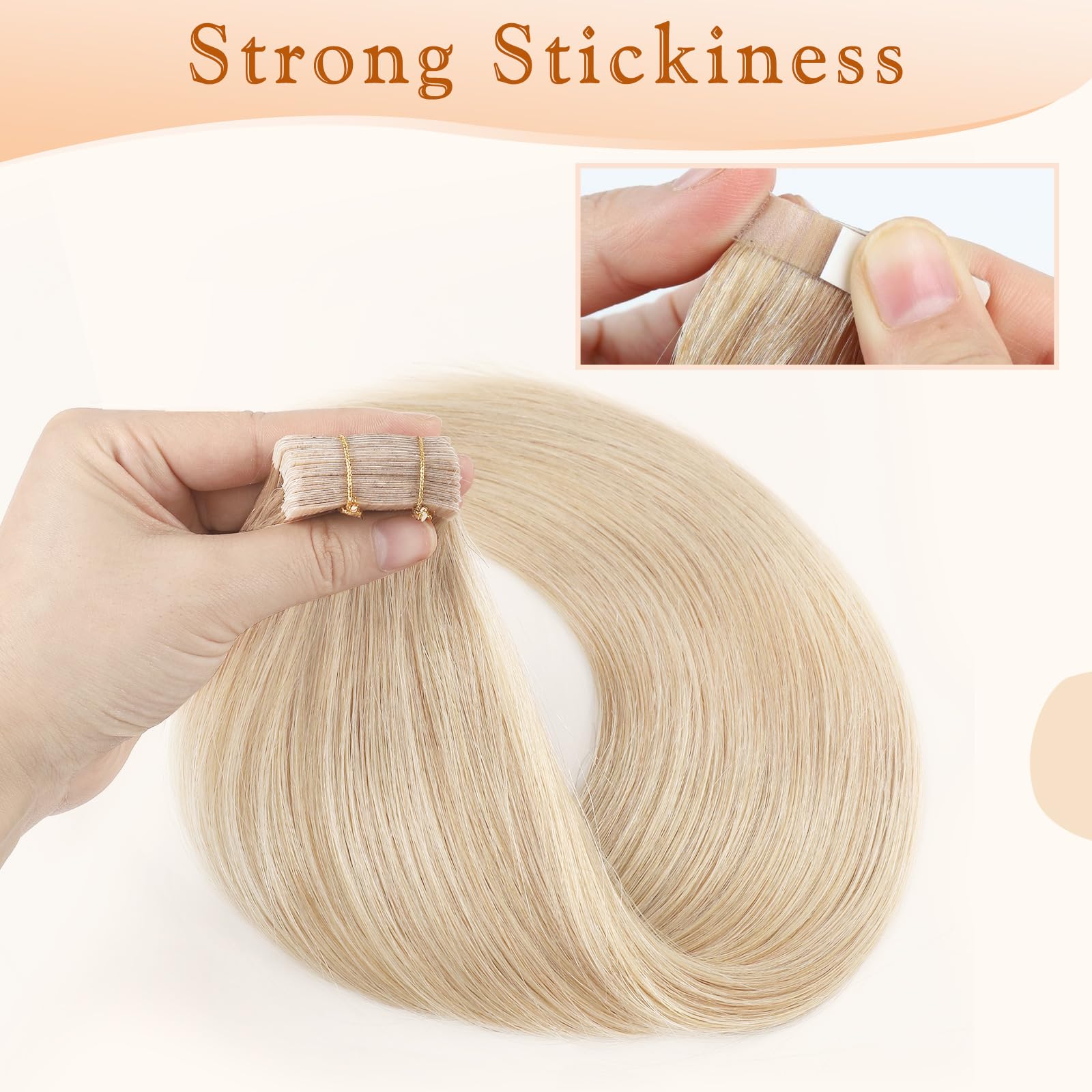 Echthaar Tape-In Haarverlängerungen  55 cm