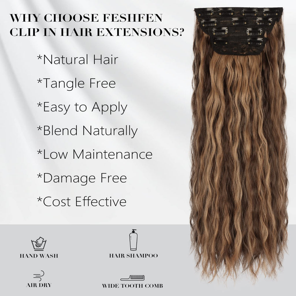 Clip-in-Extensions, 4 Stück, 50 cm