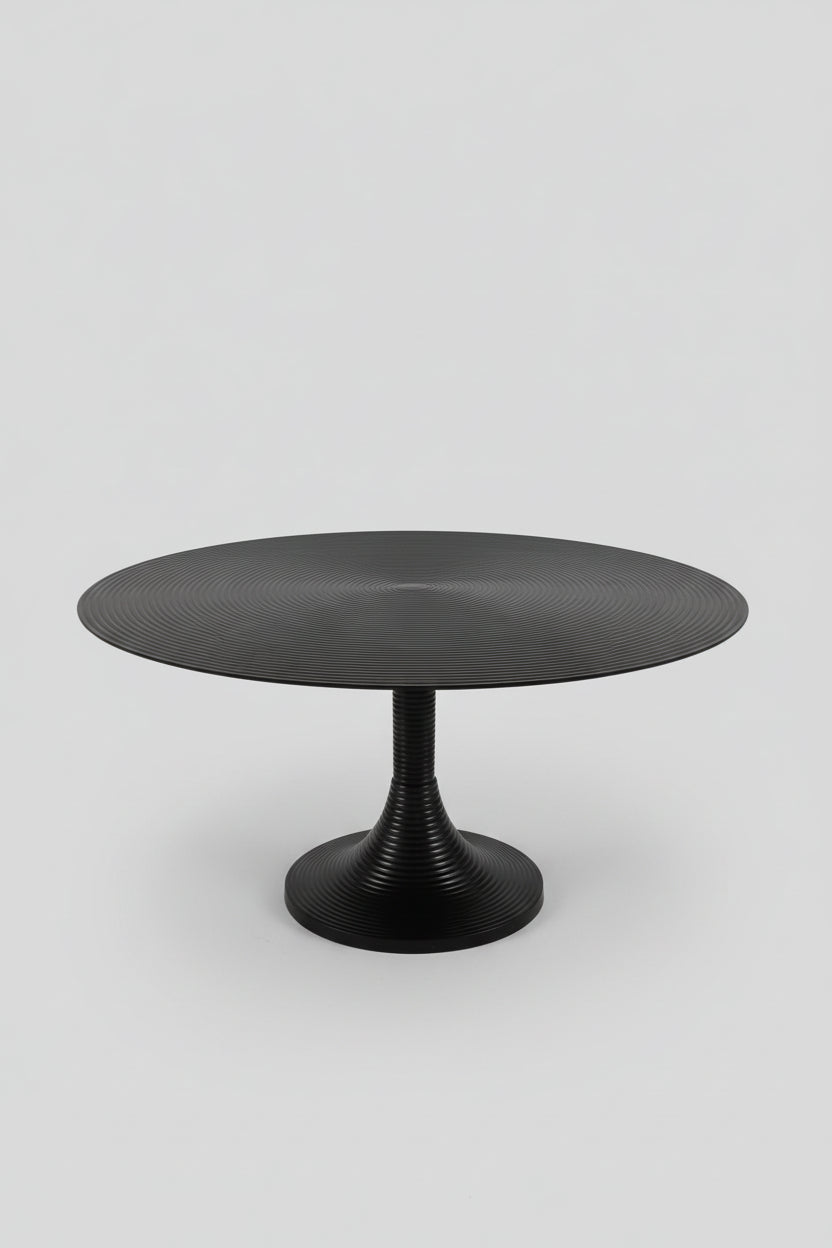 Runder Couchtisch aus Metall, Durchmesser 80 cm, Höhe 41 cm