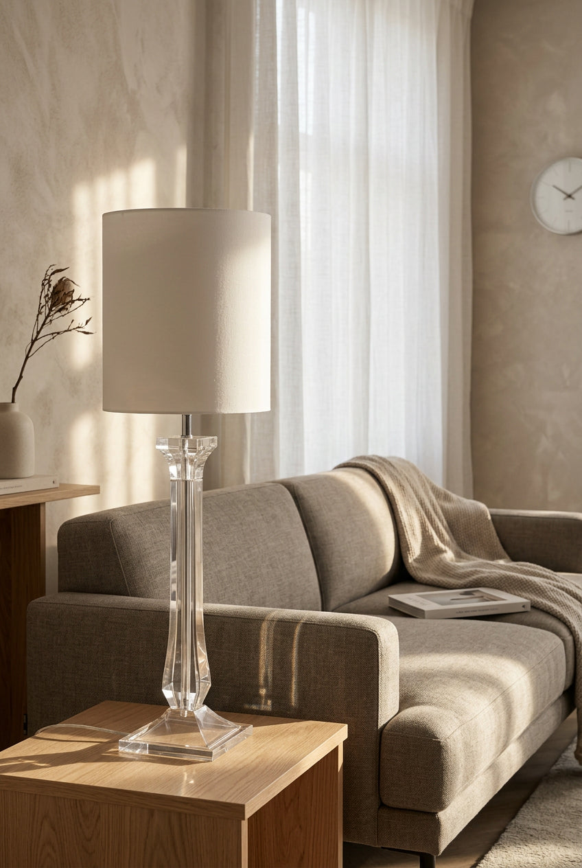 Tischlampe Kristality, 80 cm hoch