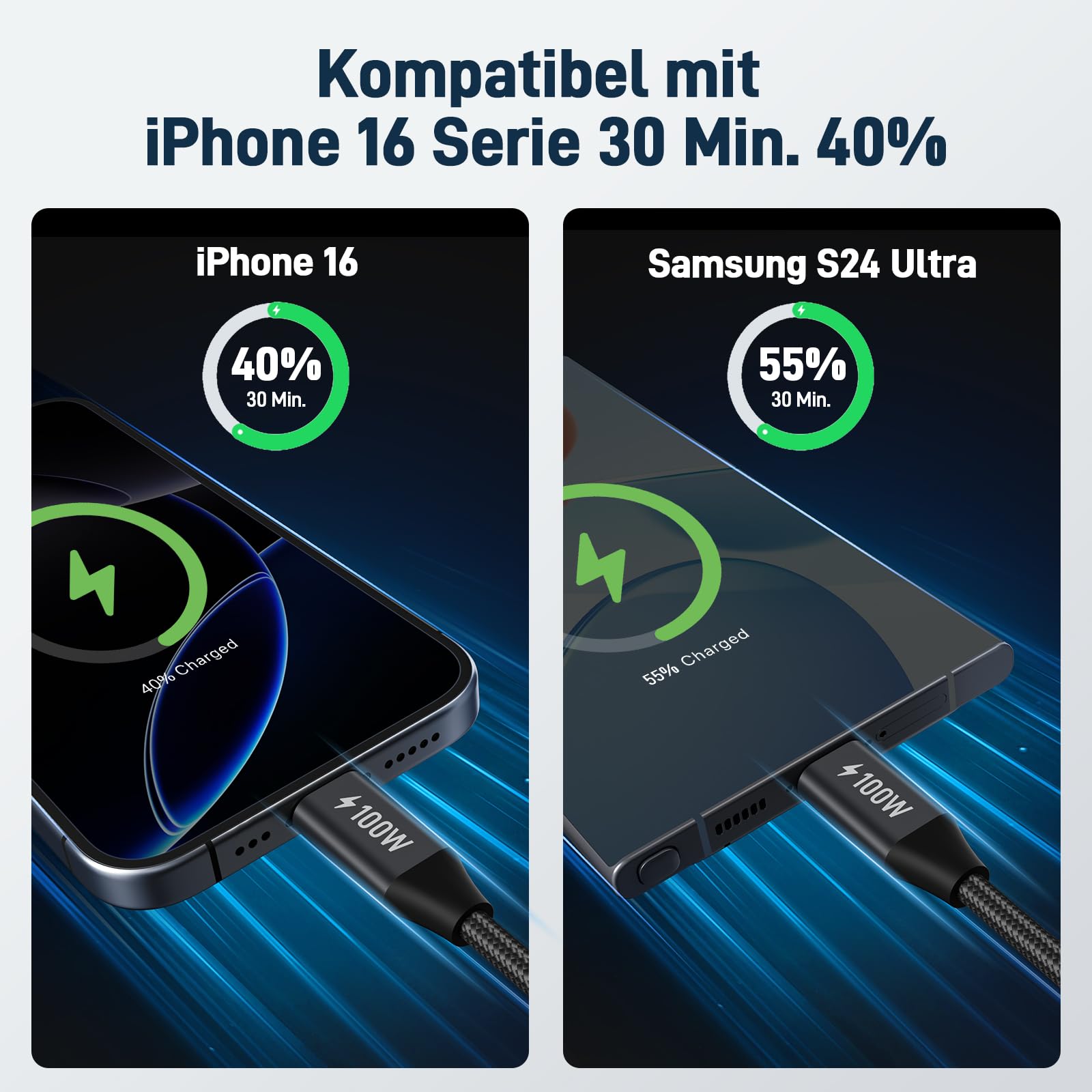 Заряден кабел Acer USB-C 100W