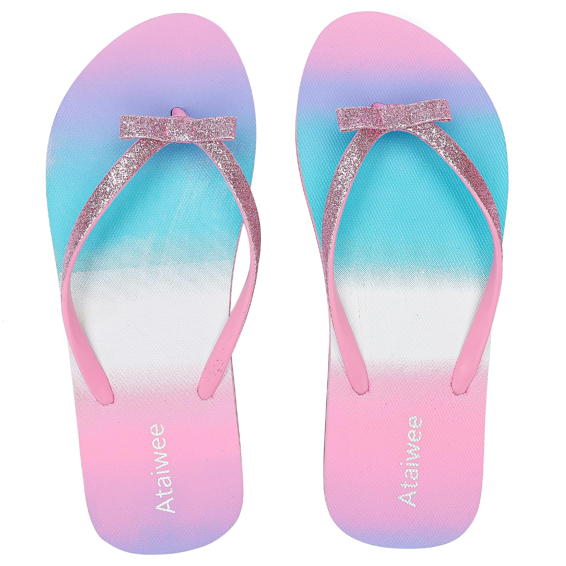 Mädchen Flip-Flops Bunt Bedruckt – Strand-Sandalen für Kinder