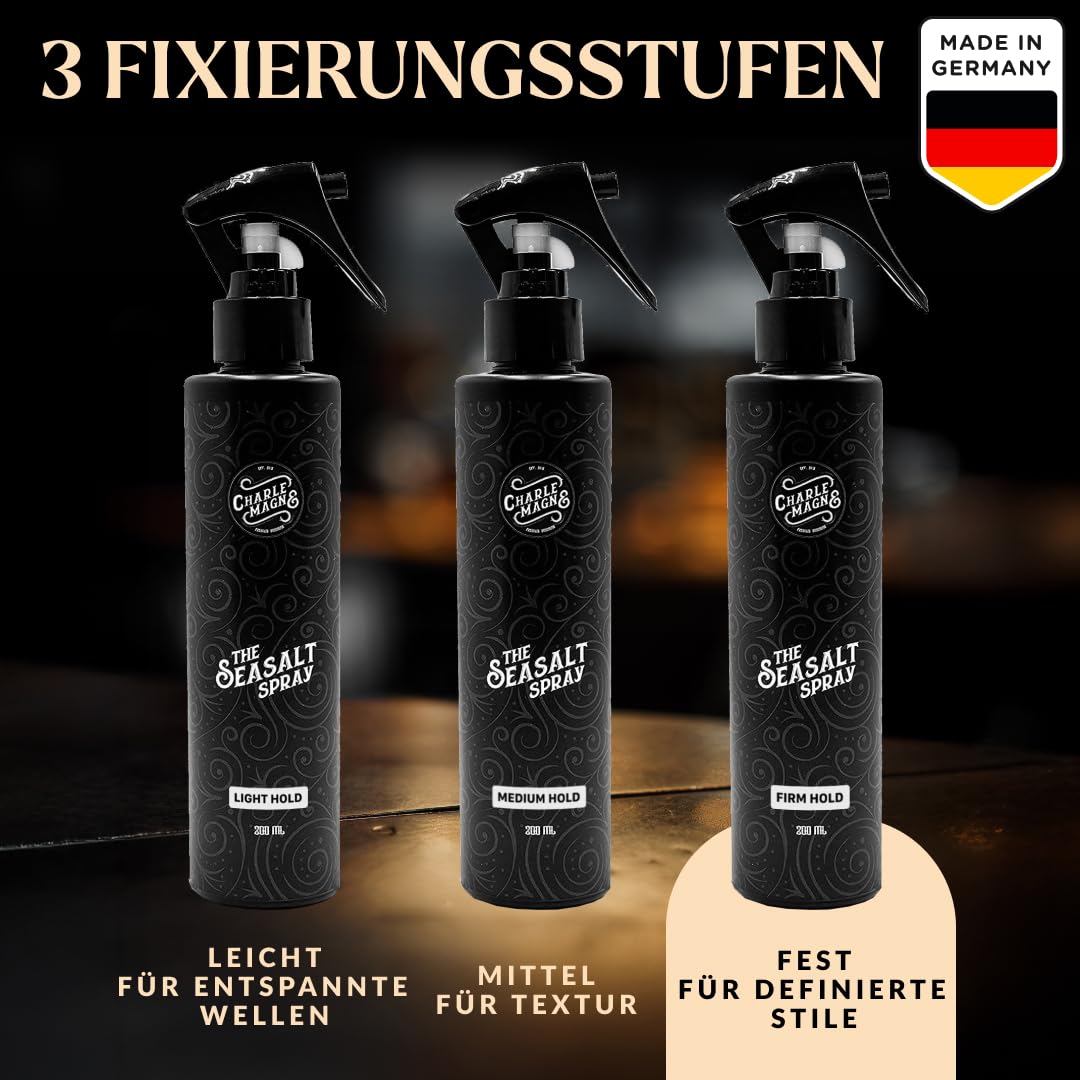 Meersalzspray für Männer – Fester Halt, 200 ml