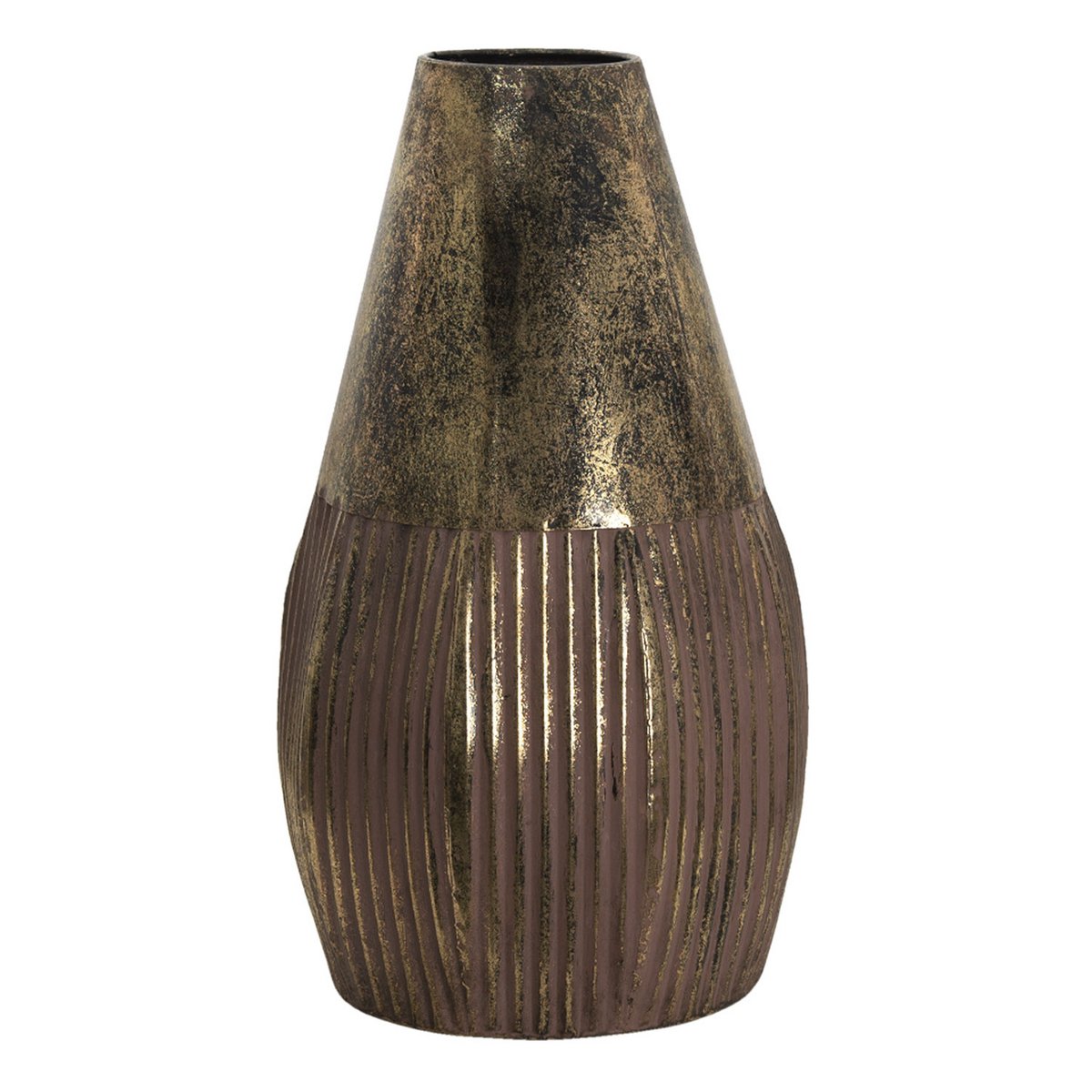 Vase Kupferfarben Ø 22x38 cm