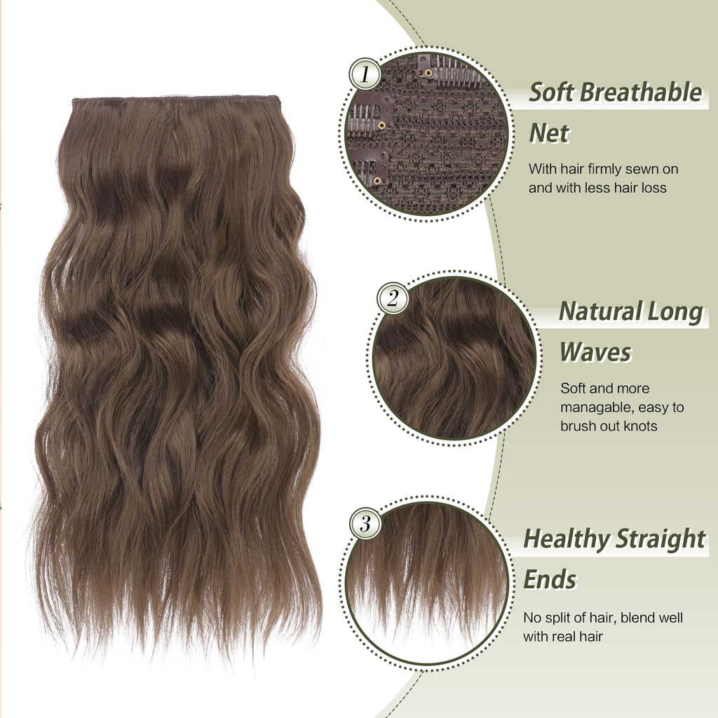 Clip-in-Extensions, 4 Stück 40 cm