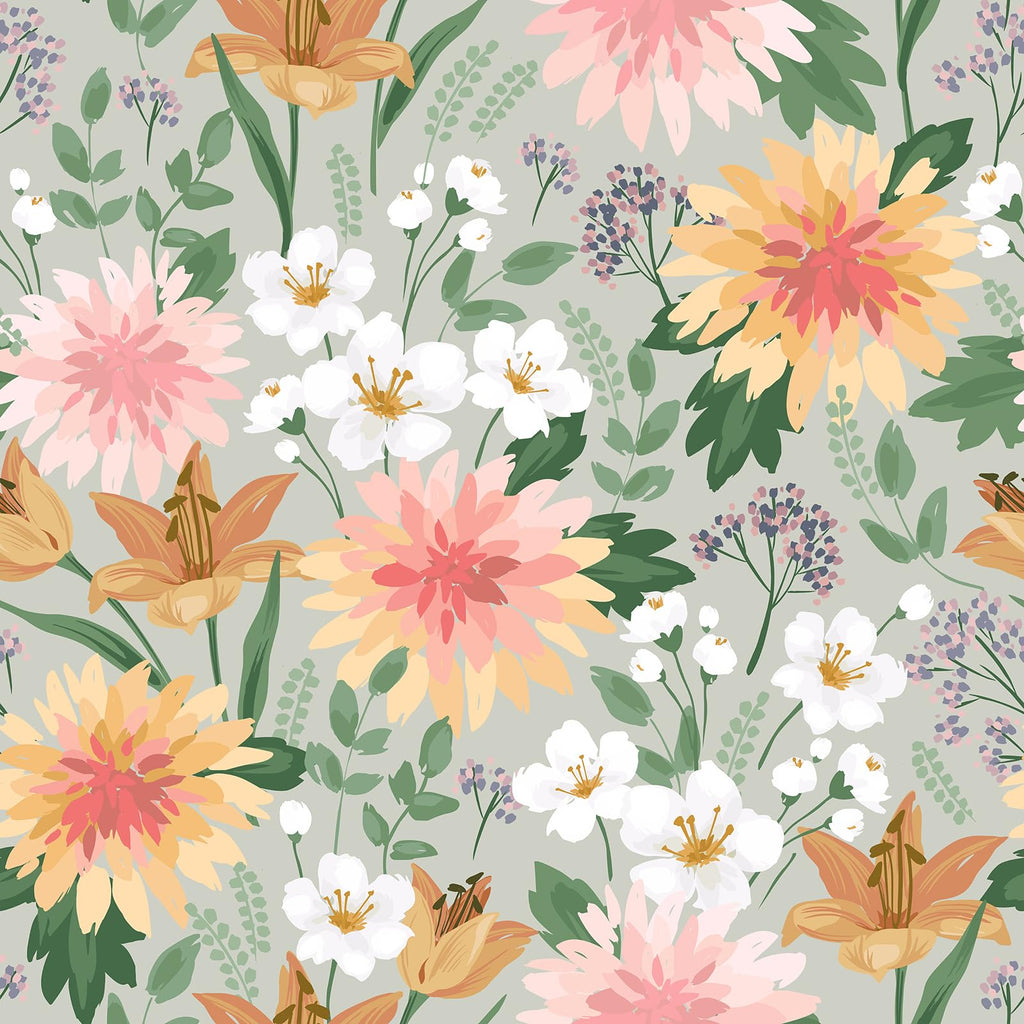 VaryPaper Selbstklebende Tapete Blumen