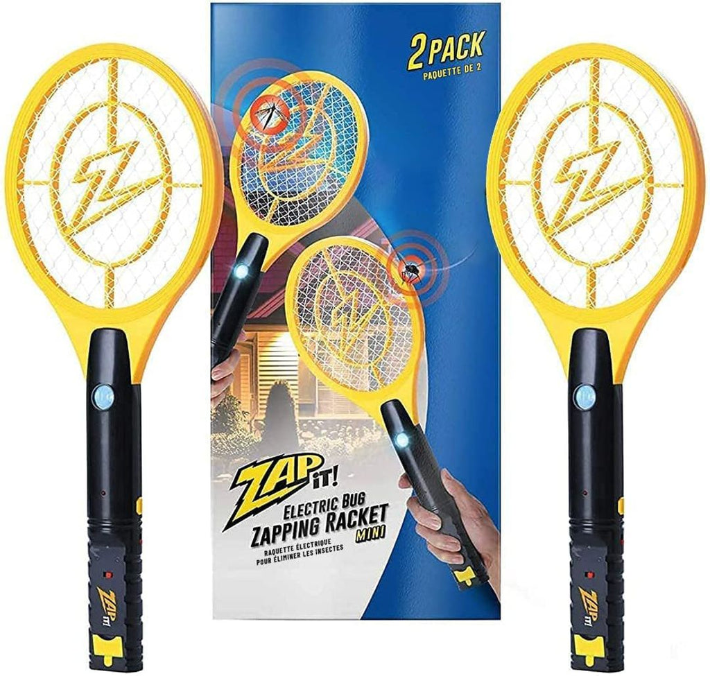ZAP IT! Insektenvernichter – 2er-Pack, 4000 Volt, USB, LED, Wiederaufladbar