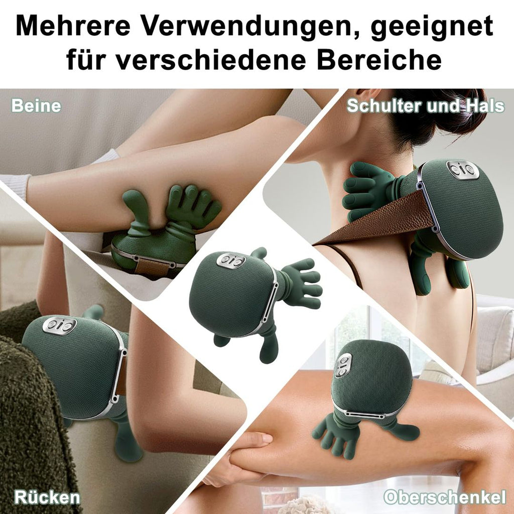 Nacken- und Rückenmassagegerät 4D – Vibration, Wärme, 3 Modi, 2 Heizstufen