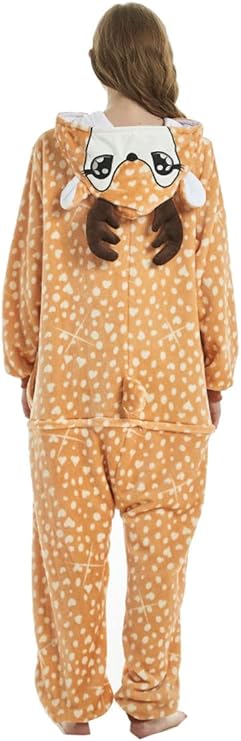 Karneval, Halloween Kostüme und gemütliche Abende, geflecktes Reh