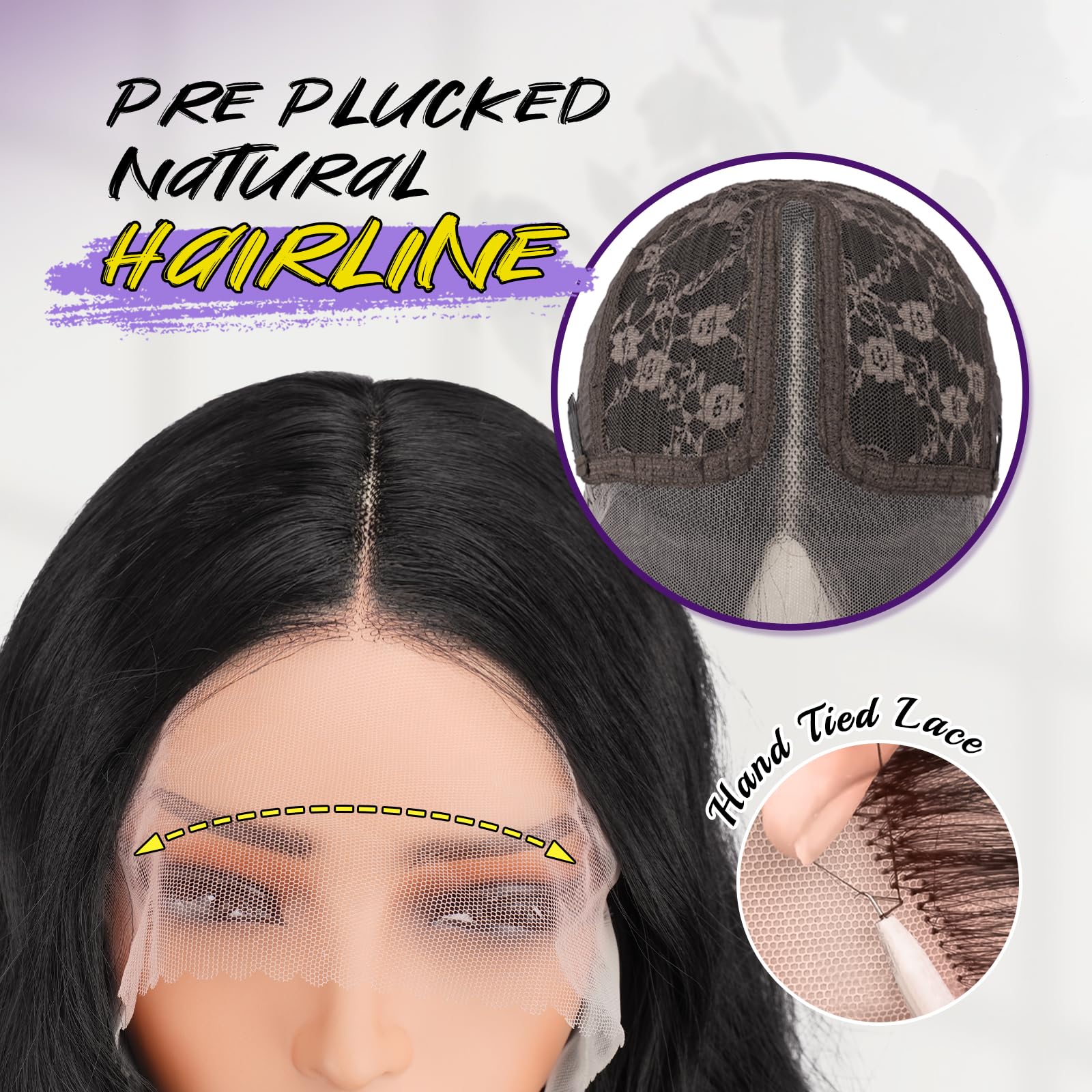Lace Front Perücke  70cm