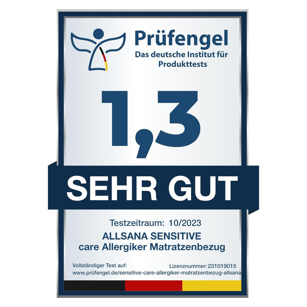 Allsana Allergie Matratzenbezug – Anti-Milben Schutz, 90x200x16 cm