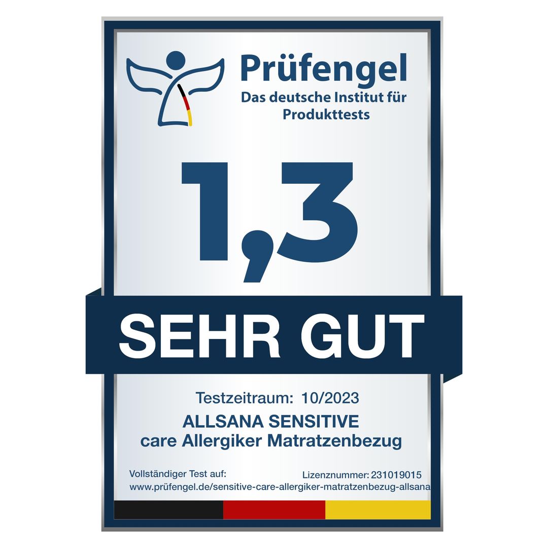 Allsana Allergie Matratzenbezug – Anti-Milben Schutz, 90x200x16 cm