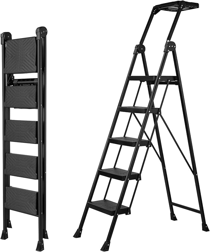 Leiter 5-Stufen – faltbar & stabil