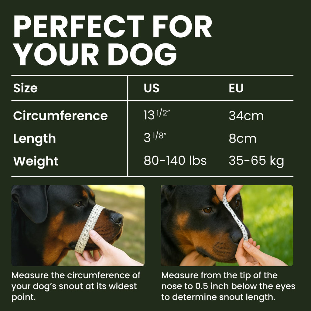 BRONZEDOG Hundemaulkorb, verstellbar