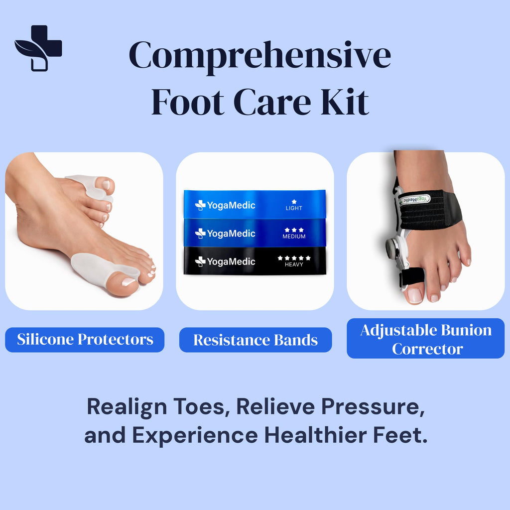 YOGAMEDIC Комплект за корекция на Hallux valgus