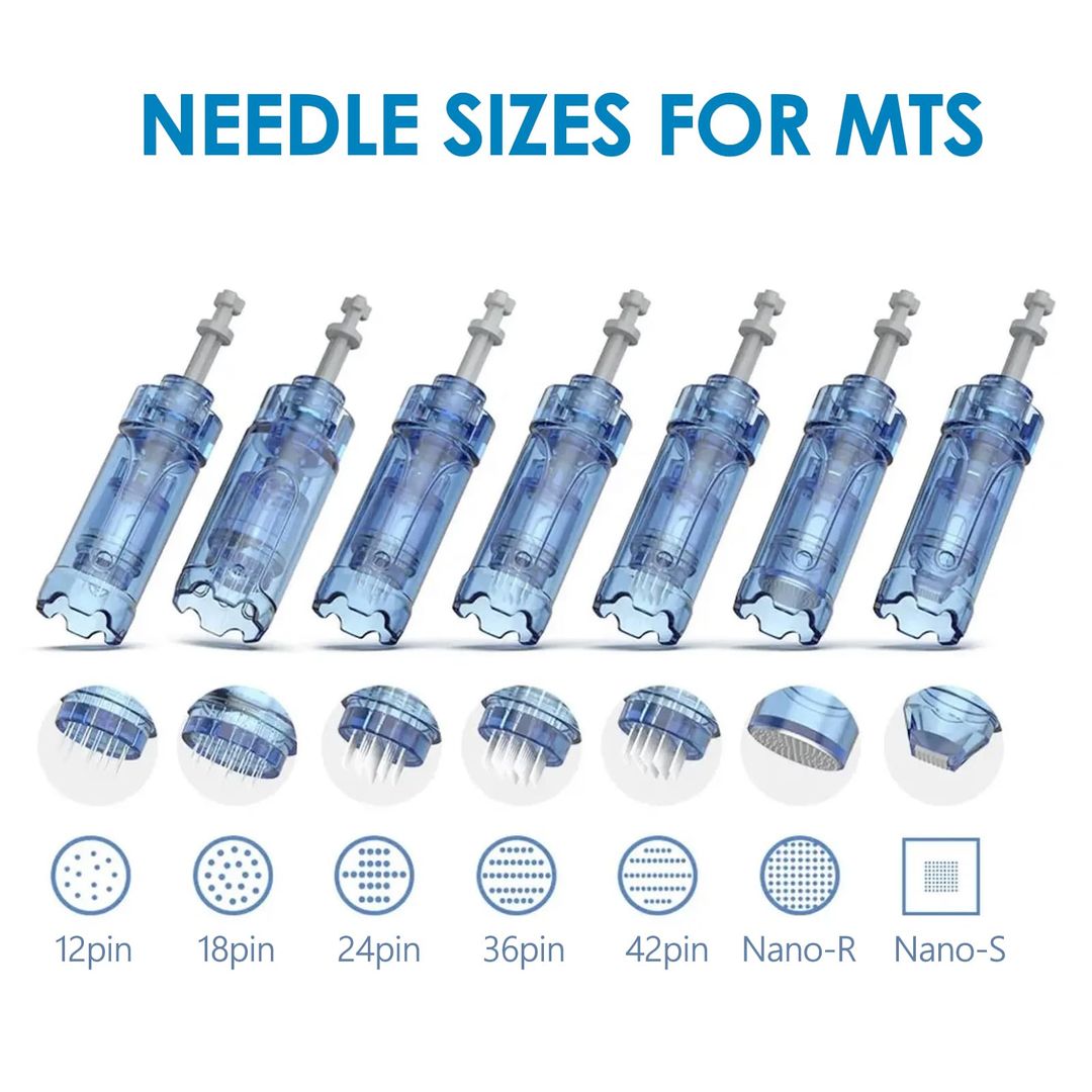 Microneedling-Gerät Kabellos – Touchscreen, 0–2,5 mm Verstellbar, Profi-Mikronadelstift