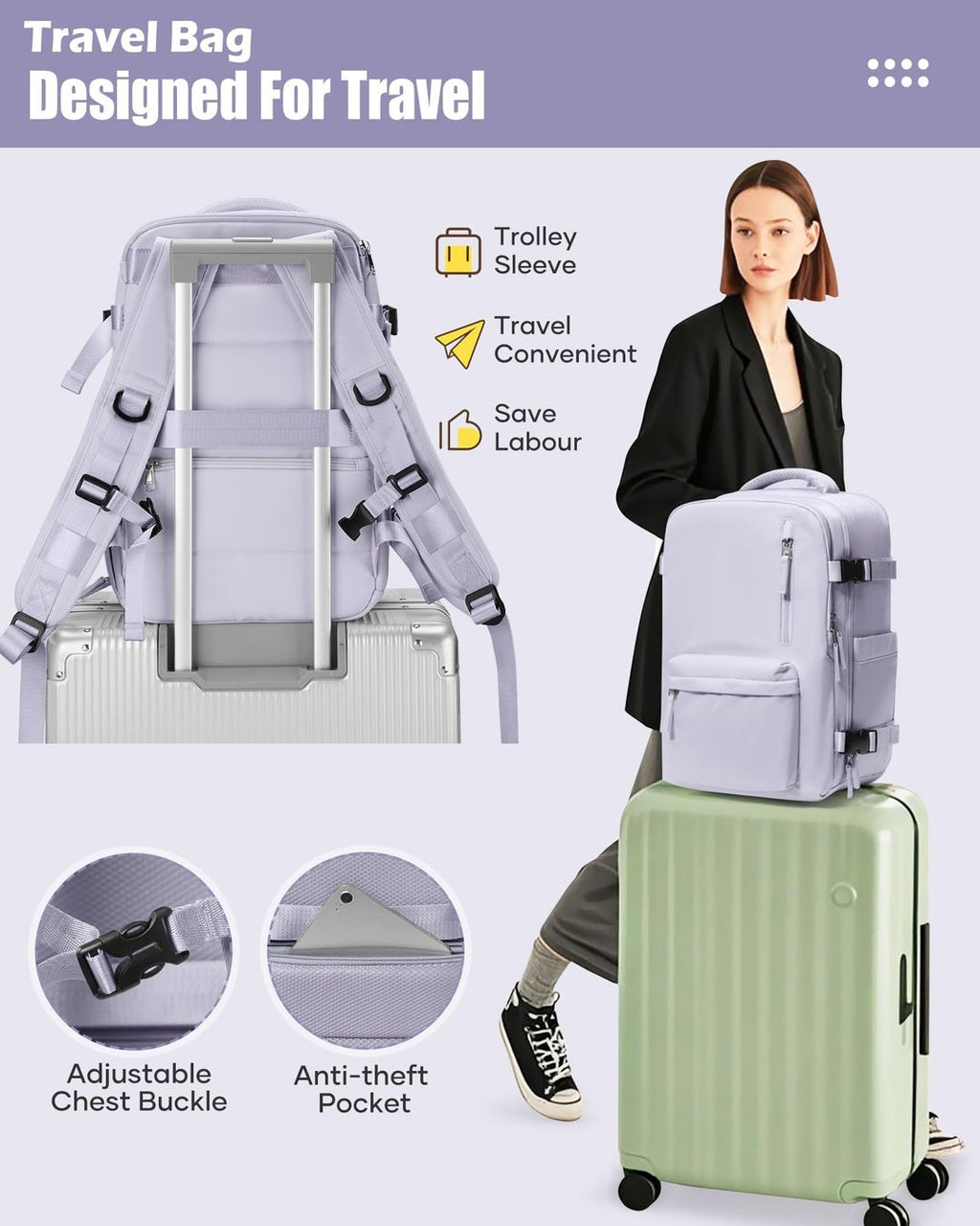 Vakuum Rucksack mit Pumpe