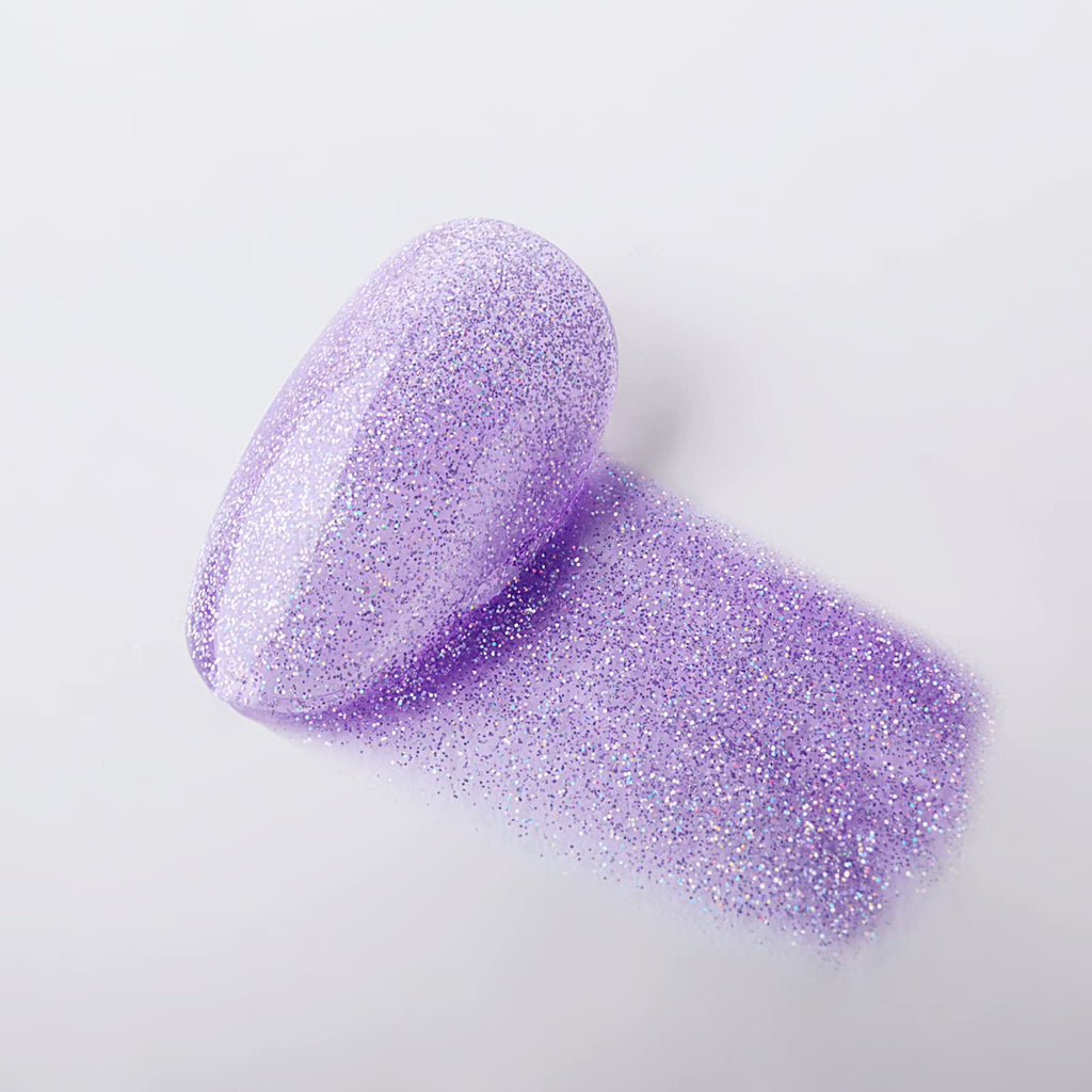 Glitzer-Gel-Nagellack – 15 ml - dunkle Orchideenfarbe