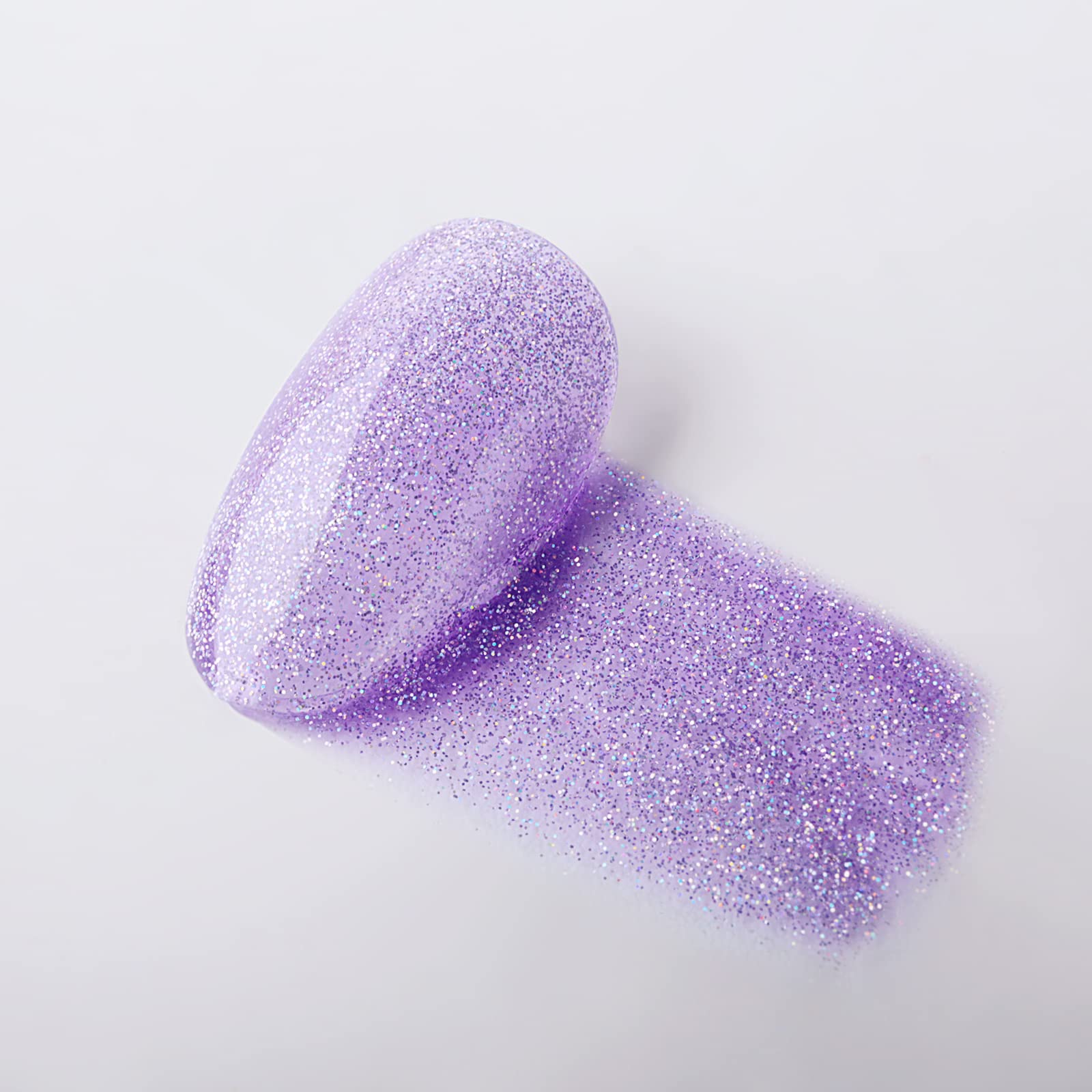 Glitzer-Gel-Nagellack – 15 ml - dunkle Orchideenfarbe