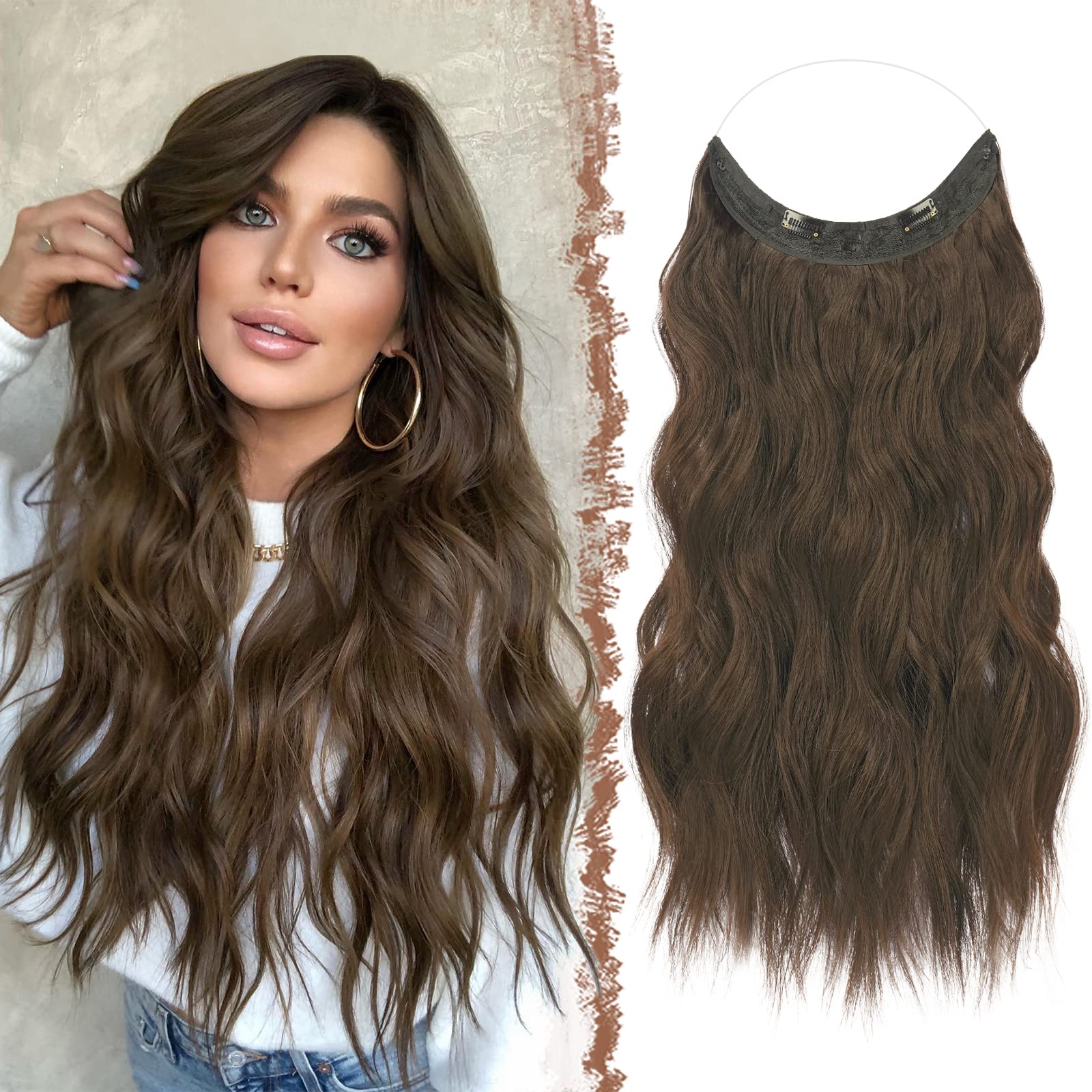 Clip-in Haarverlängerungen  50cm 4 Stück