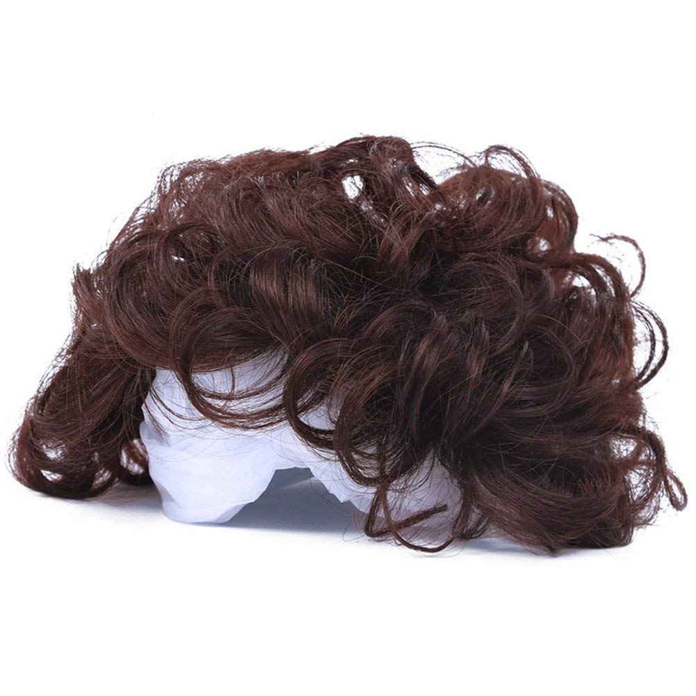 Echthaar Lockige Wellen Toupee