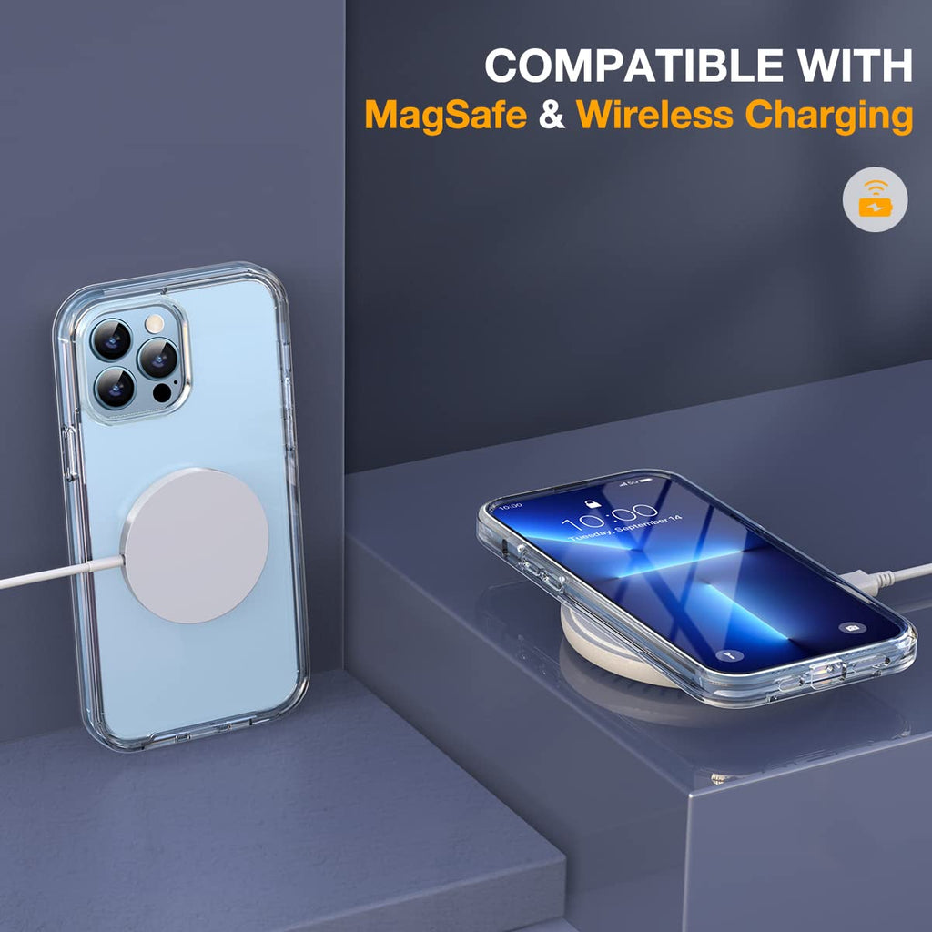 360-Grad-Hülle – iPhone 13 Pro Max, Displayschutzfolie, Transparent