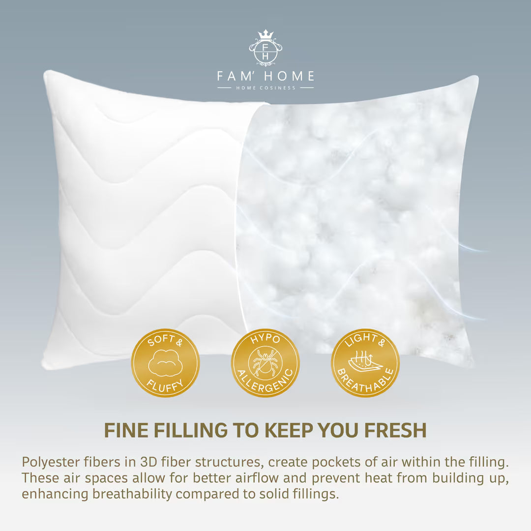 Allergikerkissen 50x70 cm 2er Set