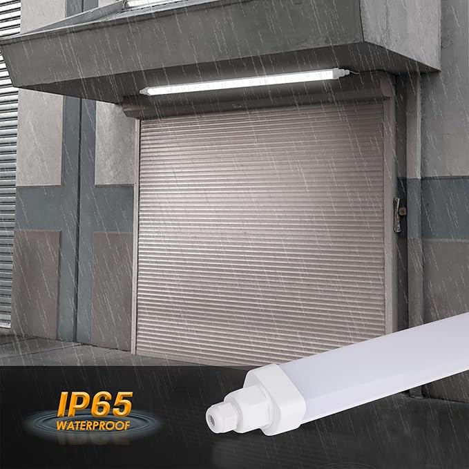 Влагоустойчива LED лампа Allesin 120 см, 30 W, 3600 lm LED тръба, студено бяла 6500 K,