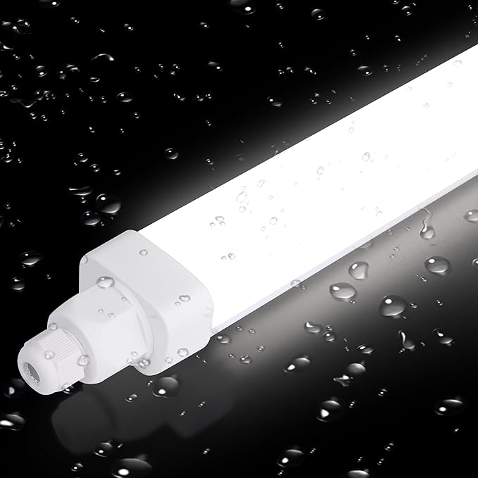 Влагоустойчива LED лампа Allesin 120 см, 30 W, 3600 lm LED тръба, студено бяла 6500 K,