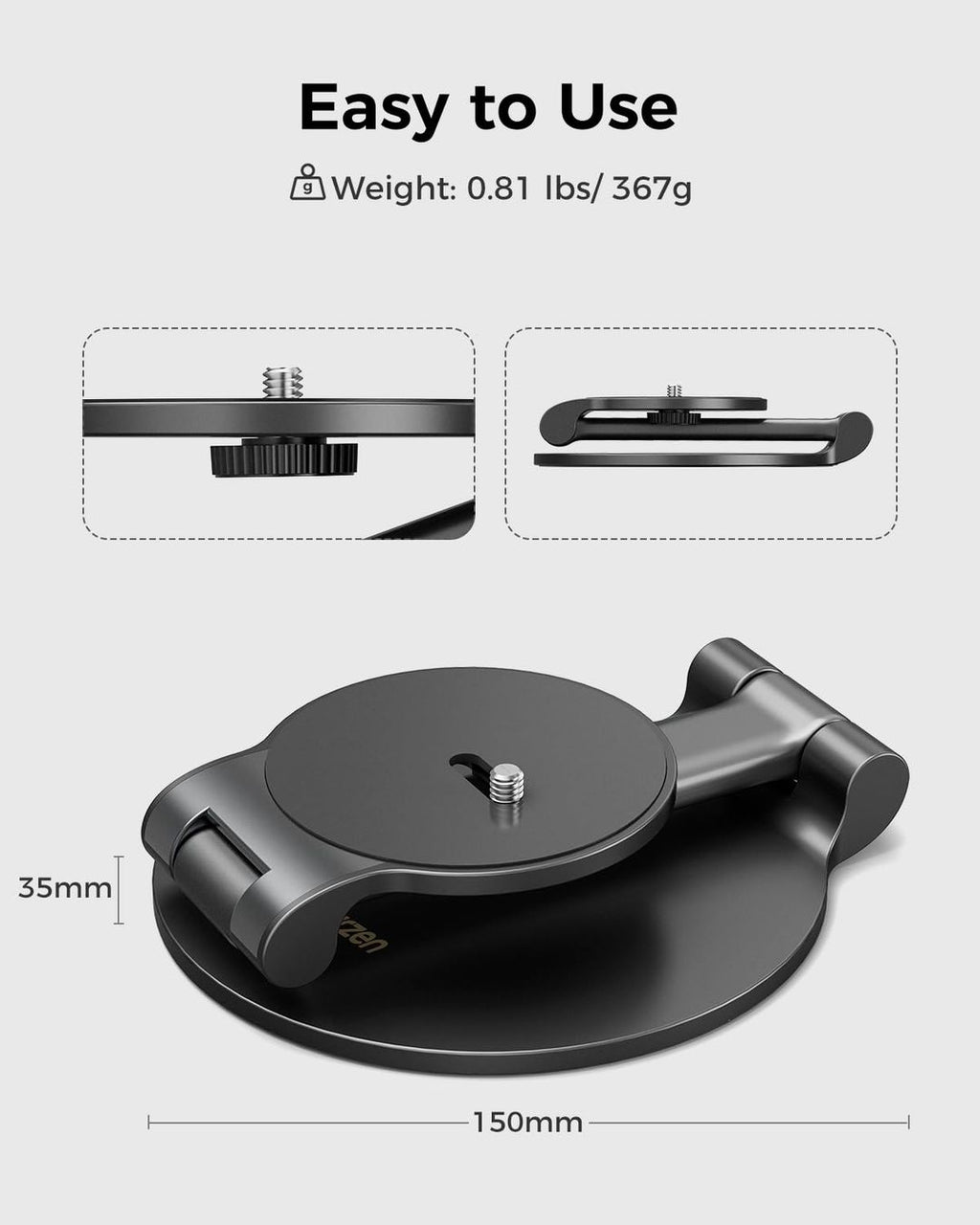 Projektorhalter, ultra-kompakt mit 180° Drehung