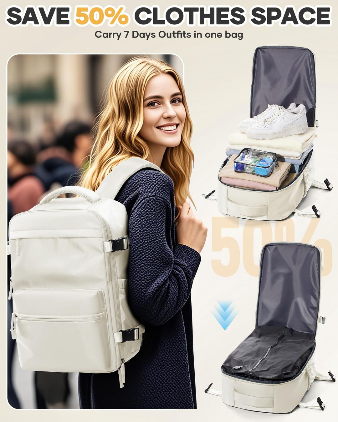 Vakuum Rucksack mit Pumpe