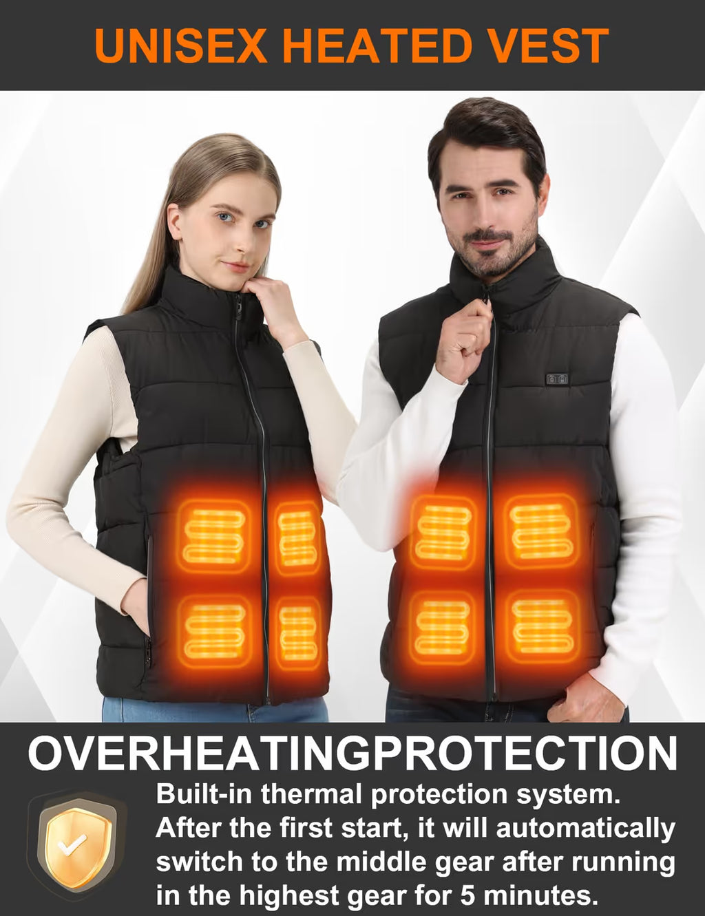 Унисекс отопляем жилет