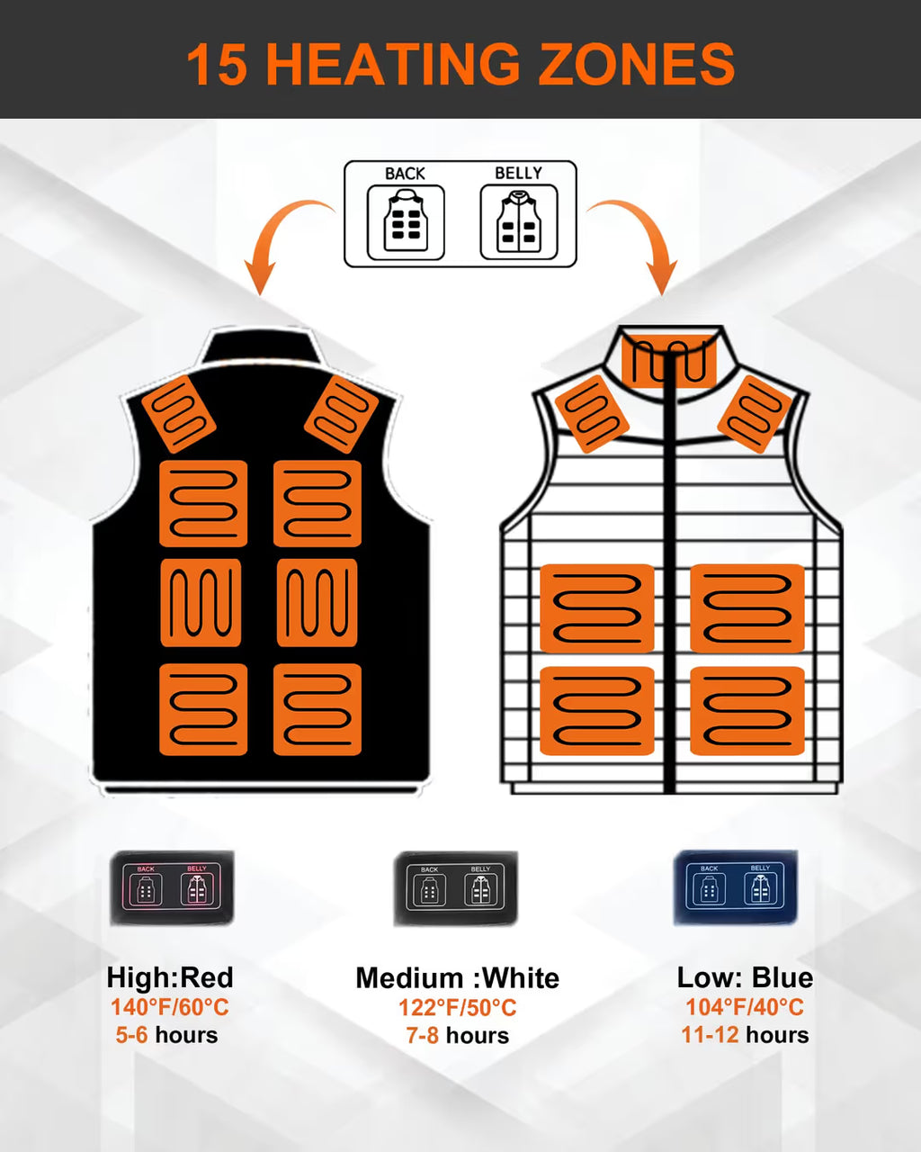 Унисекс отопляем жилет