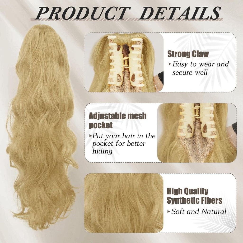 50cm Lange Synthetik-Haarteil