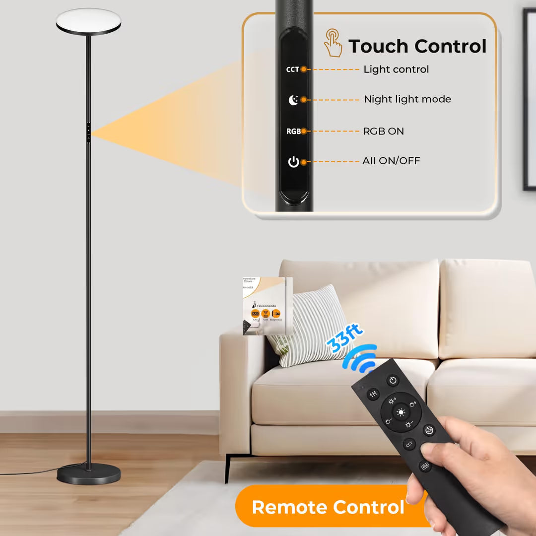 Dimmbare LED Stehlampe