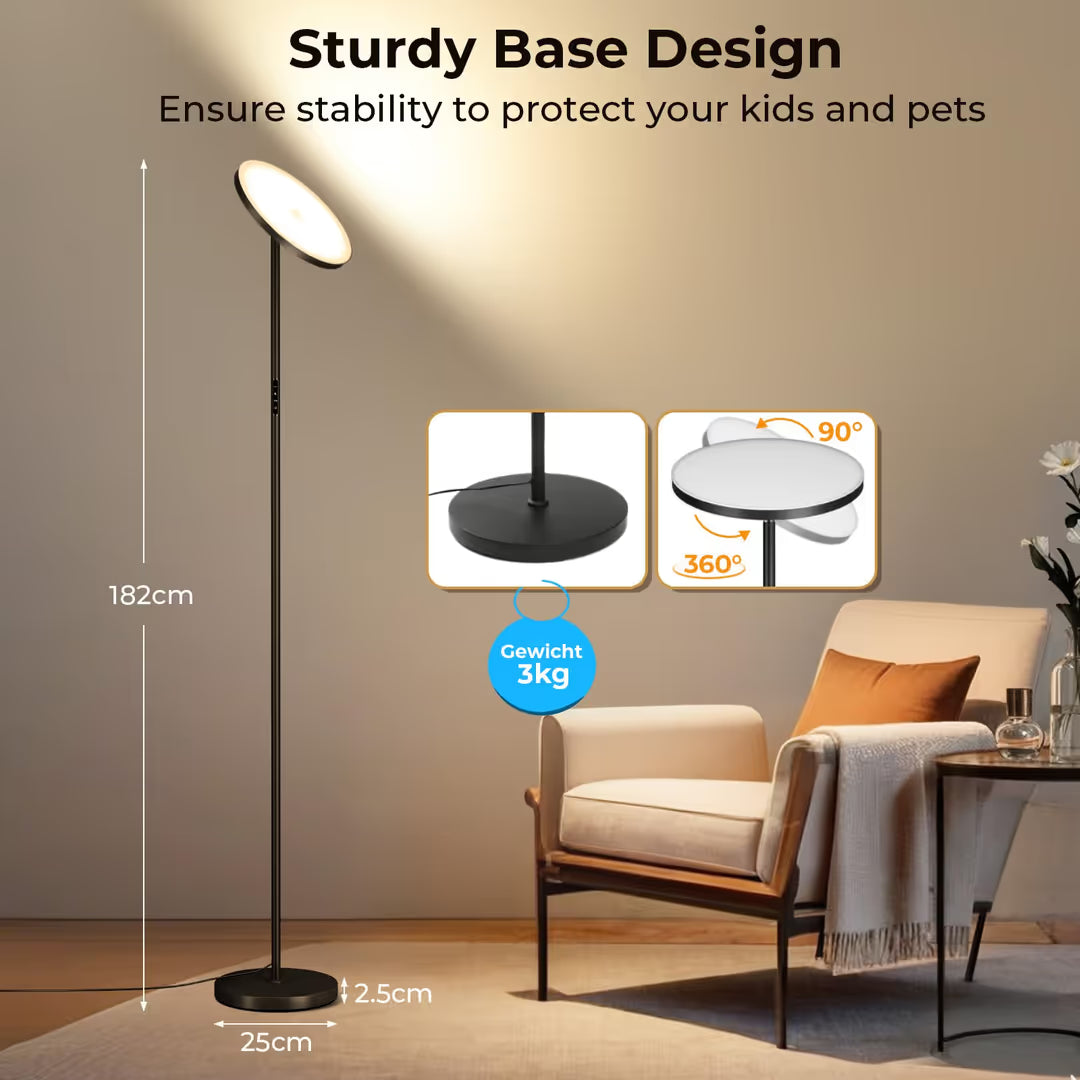 Dimmbare LED Stehlampe