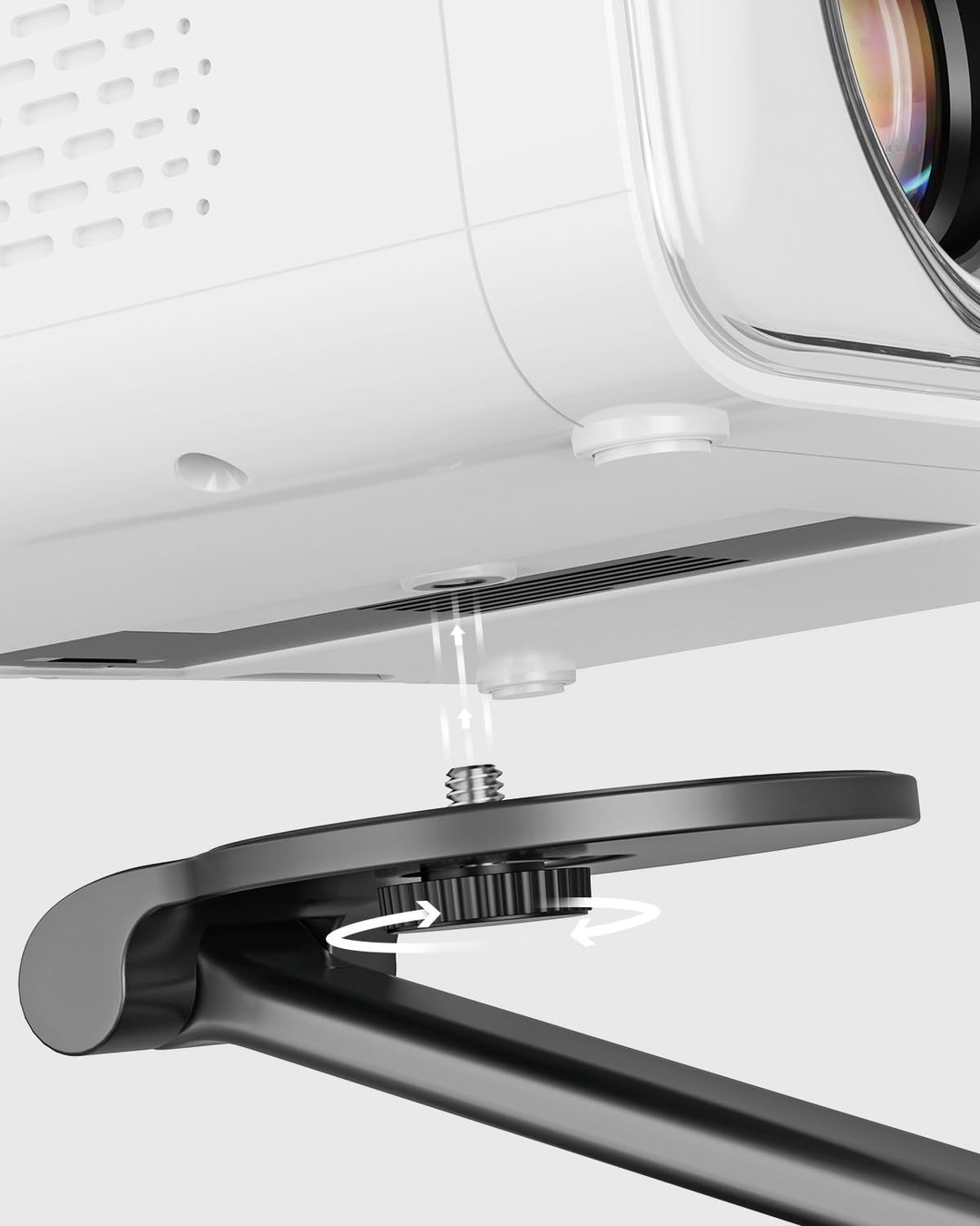 Projektorhalter, ultra-kompakt mit 180° Drehung