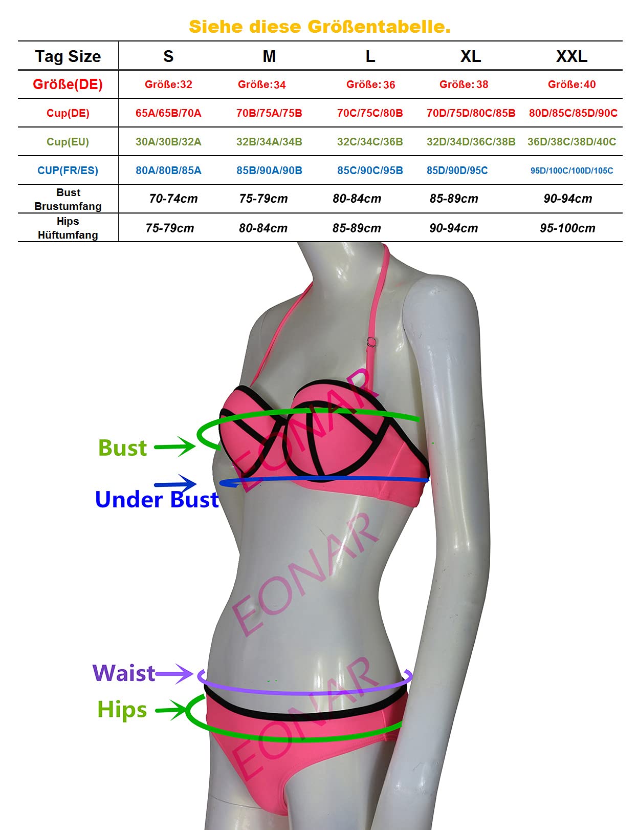 Bikini Damen Set