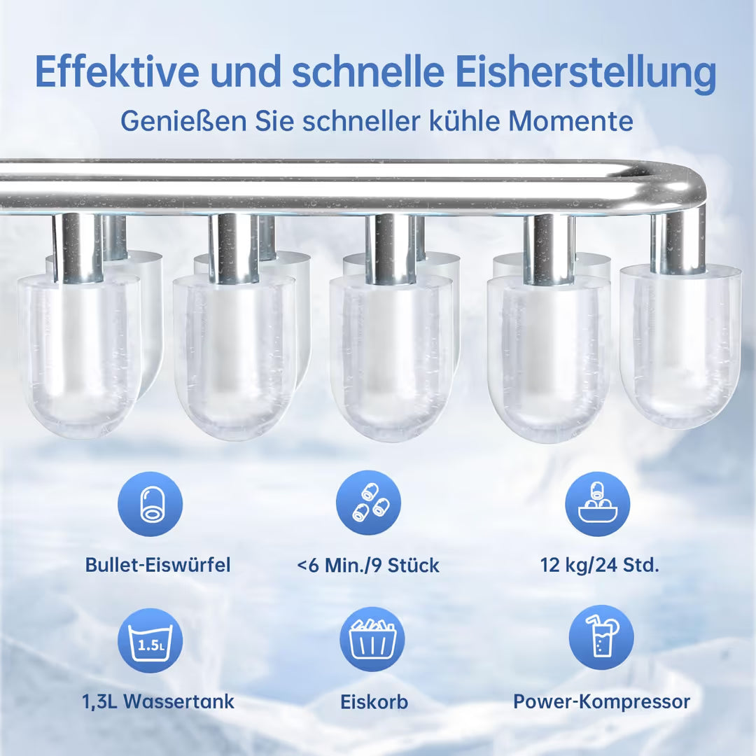 Eiswürfelmaschine 1,3L 1
