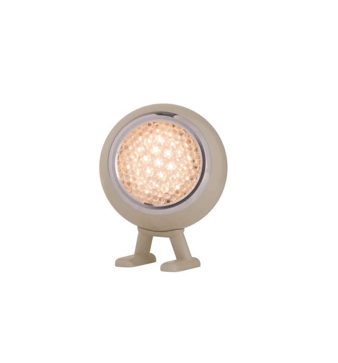NORBITT 3.0 kabellose LED-Tischlampe in Pilzform, Braun