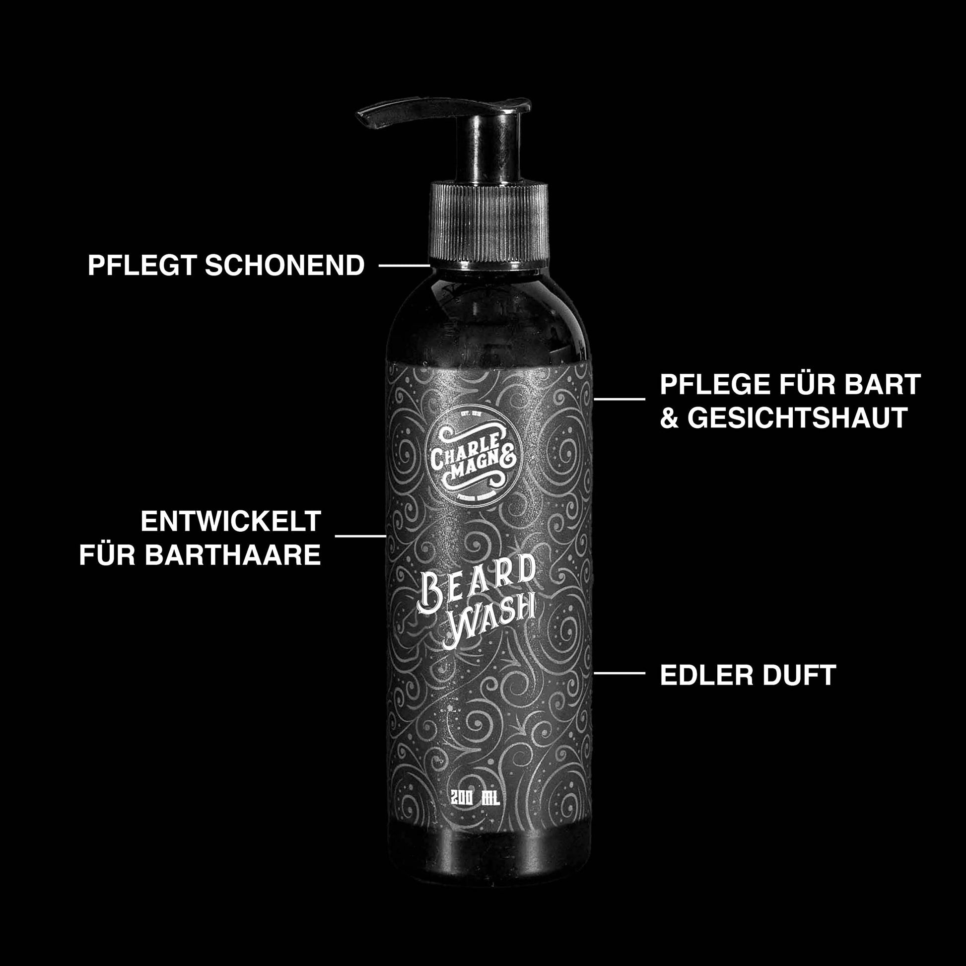 Bartshampoo für Männer – 200 ml