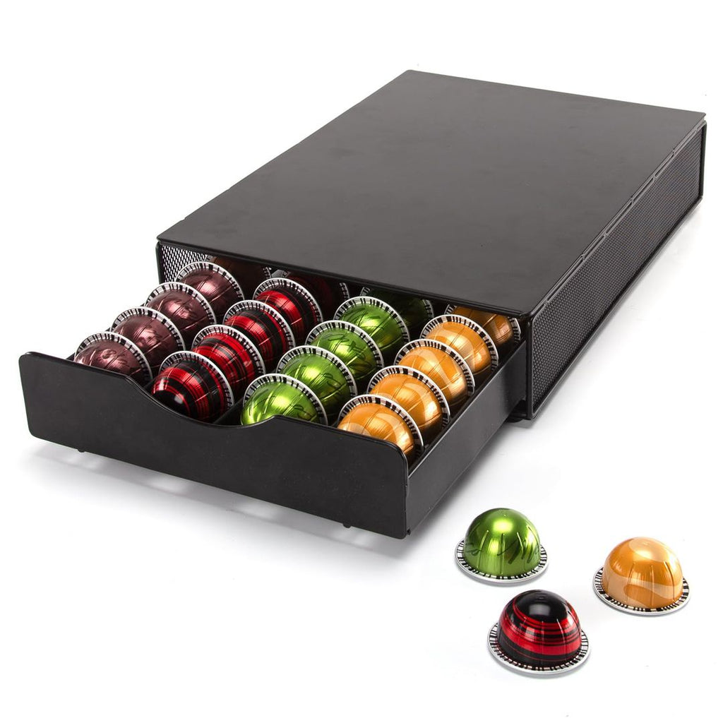SYSYLY Kapselhalter – Für Dolce Gusto / Vertuo-Kapseln, Metallorganisator