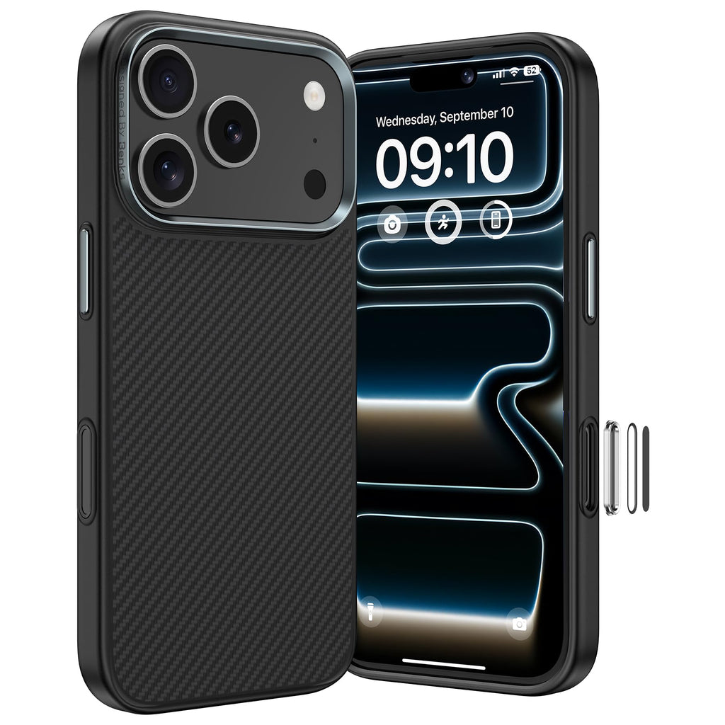 BENKS ArmorPro Hülle – iPhone 17 Pro Max, Schwarz, Militärqualität