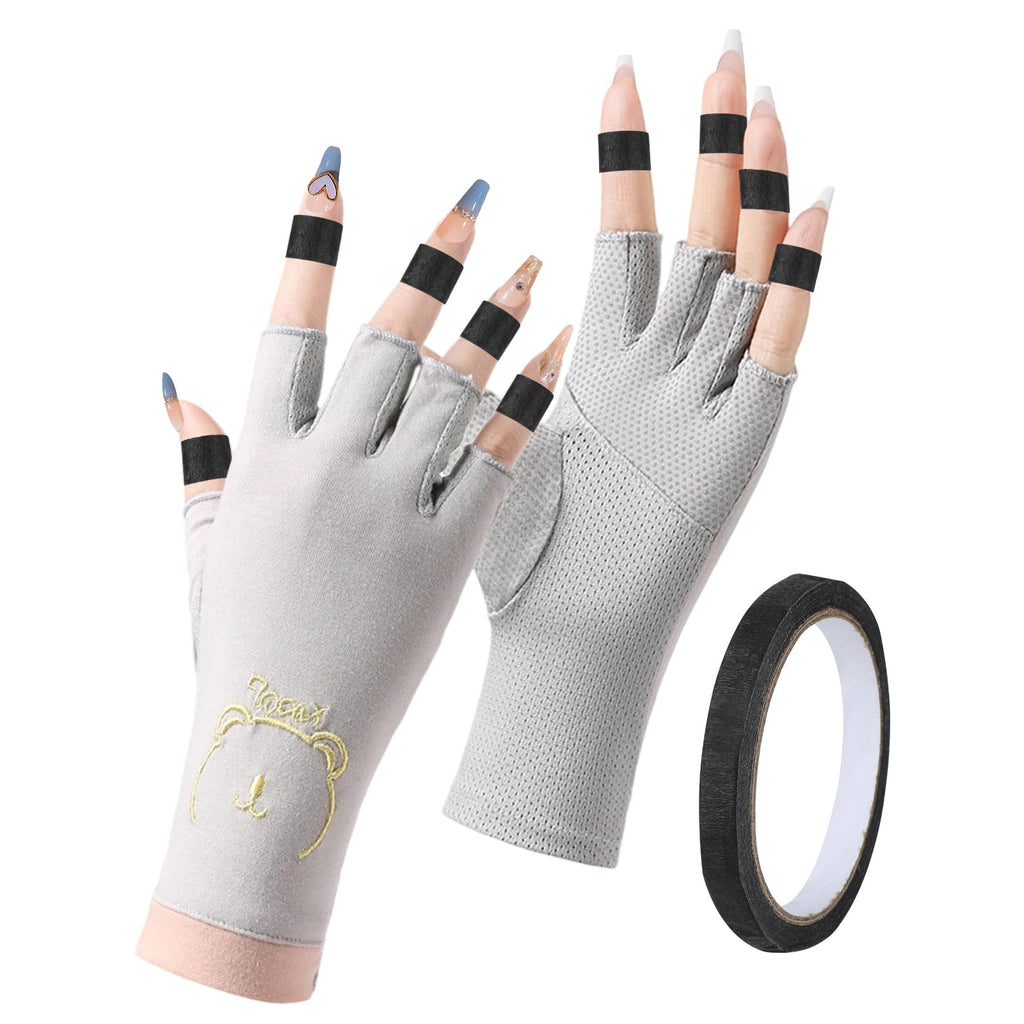 UV-Schutz Fingerlose Handschuhe für Nagellaack