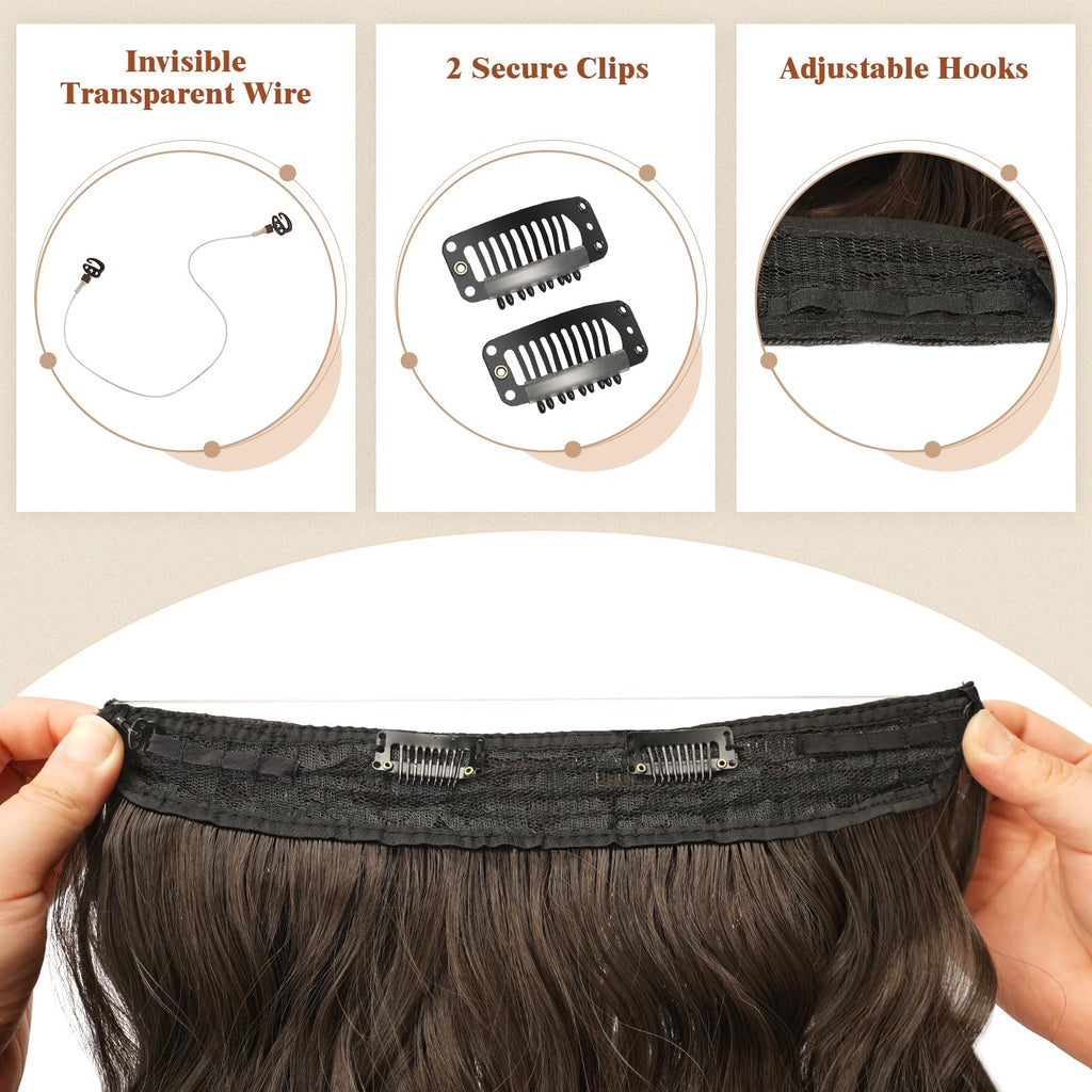 Unsichtbare Haarverlängerungen  45 cm