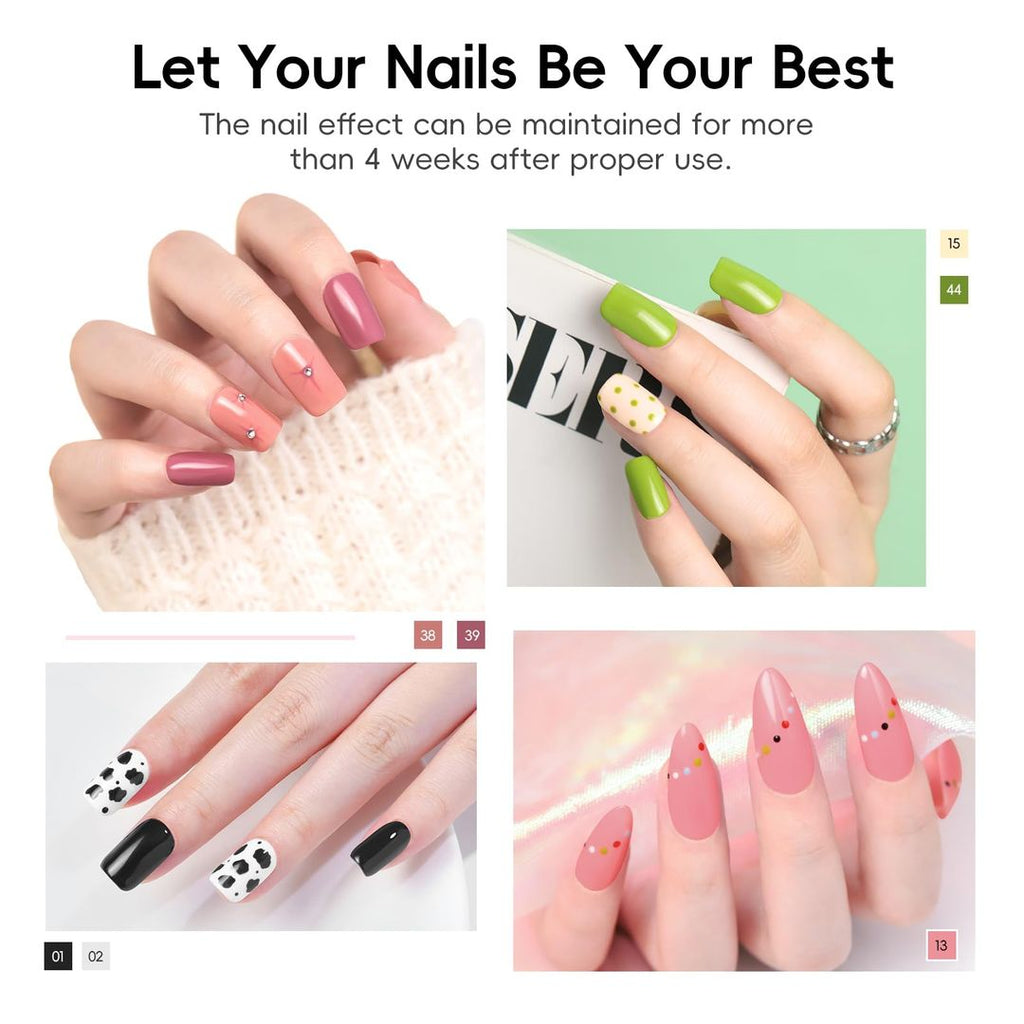 UV Nagellack Set mit UV Lampe – 22 Farben,