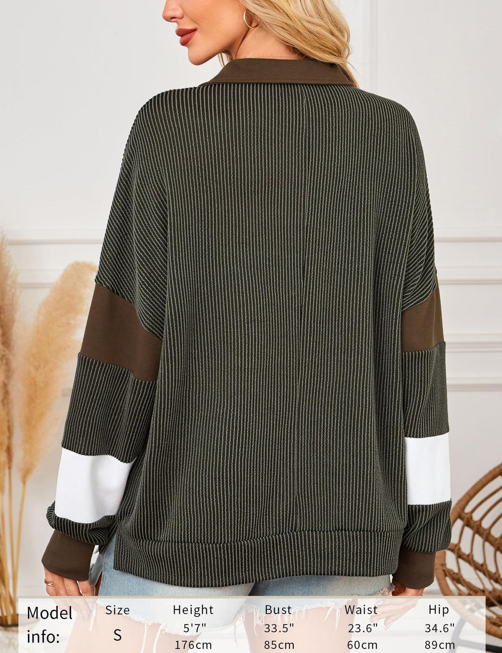 Damen Langarm Pullover