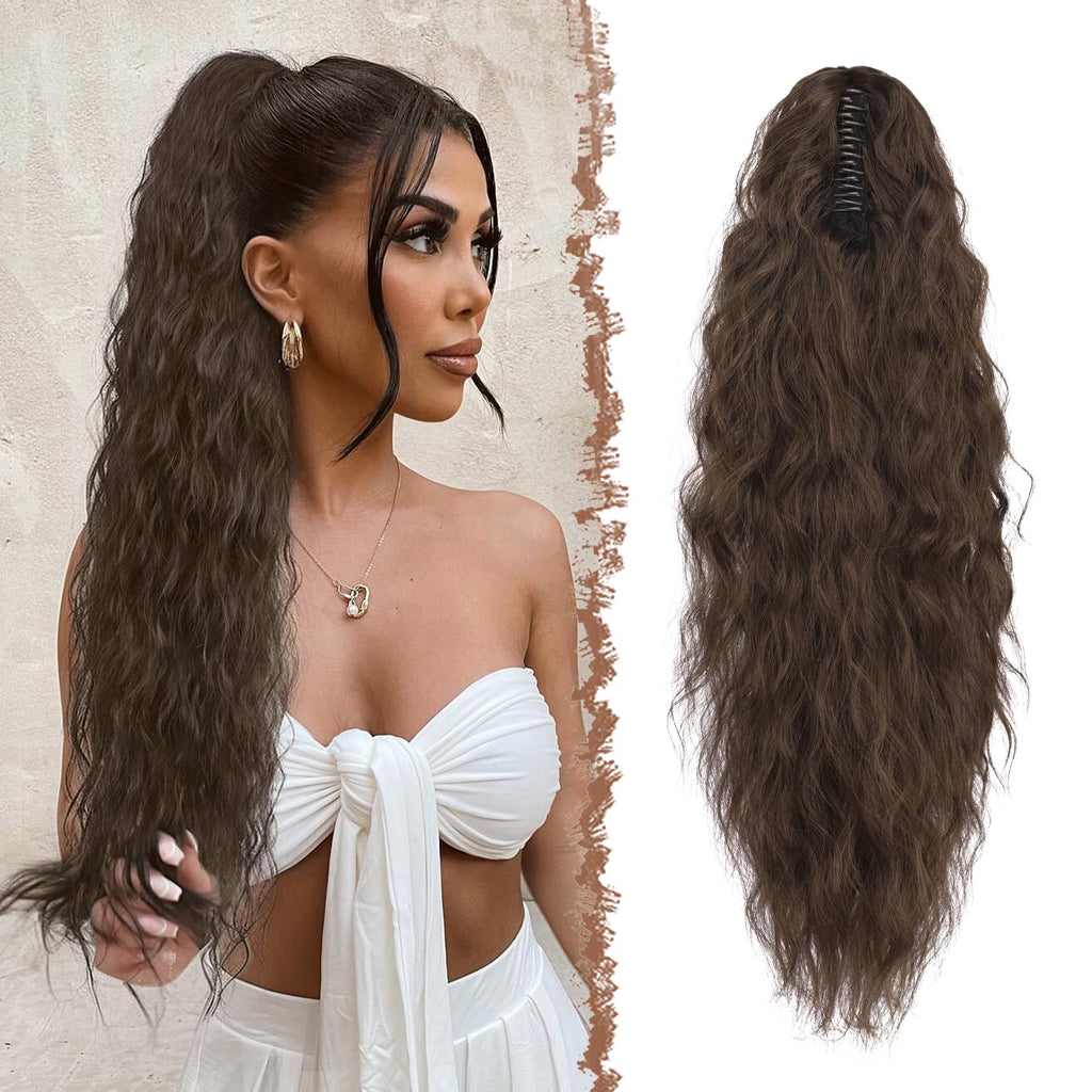 Pferdeschwanz Clip-in Haarverlängerung 75cm