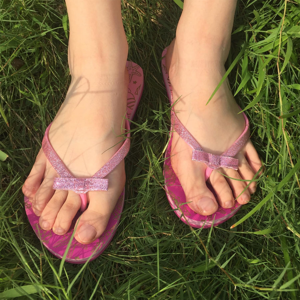 Mädchen Flip-Flops GD Bunt Bedruckt – Strand-Sandalen für Kinder