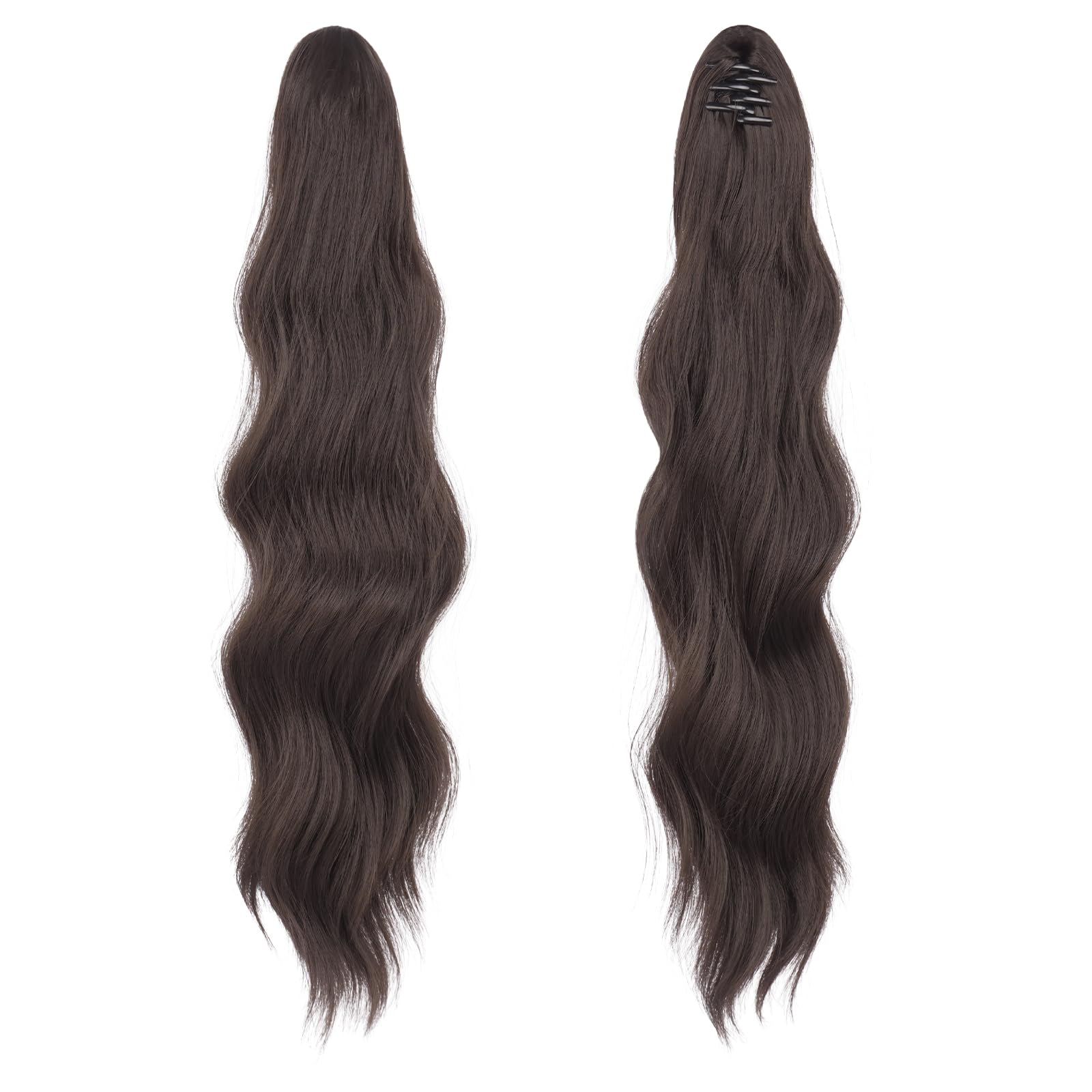 Welliges Pferdeschwanz Extensions - 50cm